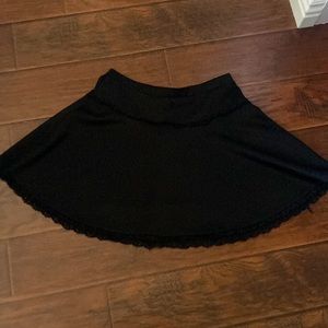 Black lace Hot Topic skirt, LG
